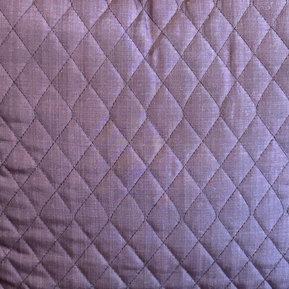 CROSCILL 16" SQUARE PURPLE AMETHYST QUILTED THROW PILLOW - Picture 2 of 9